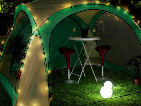 Marquee with Solar  LED lighting