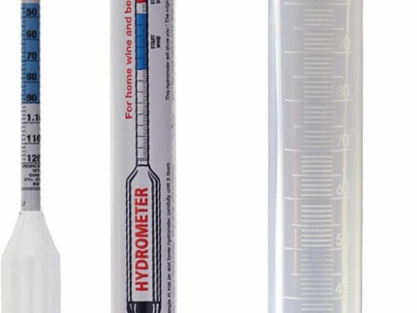 Home Brew Hydrometer with Included 100 Millimeter
