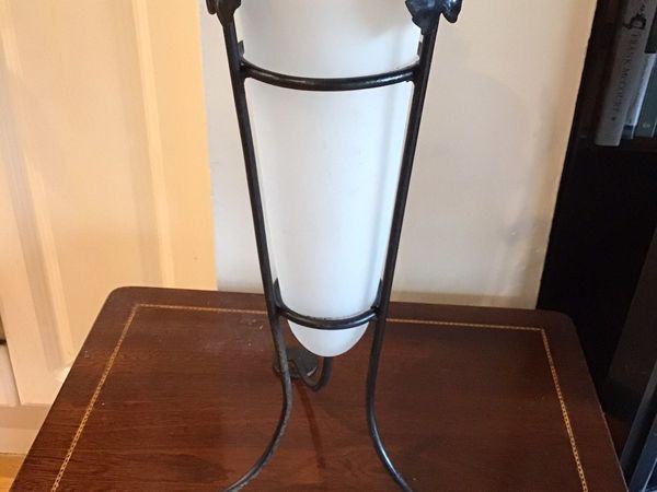 Free Standing Wrought Iron Stand with Vase Insert