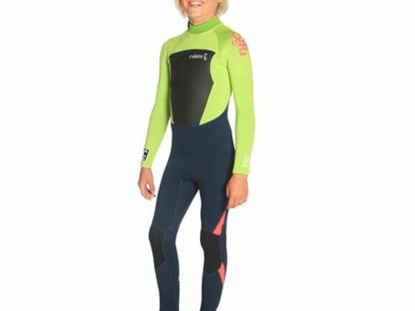 New C-Skins junior 4/3 wetsuits, GBS seams, FREE P