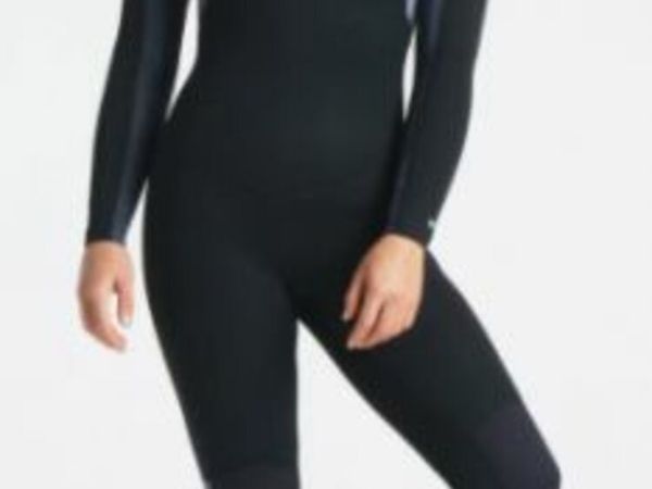 C Skins Surflite 5:4 Ladies Wetsuit Back Zip Tie Dye Black