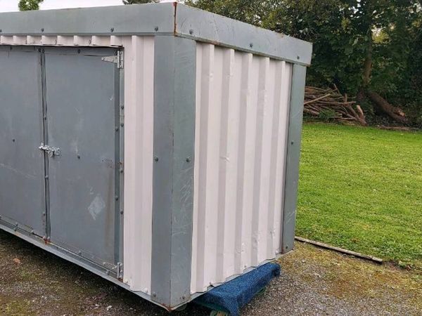 Small steel shed
