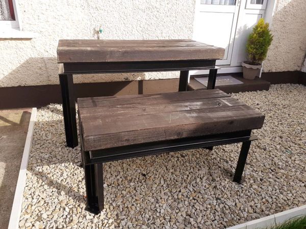 Industrial furniture heavy duty tables benches
