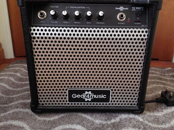 15W Electric Bass Practice Amp by Gear4music
