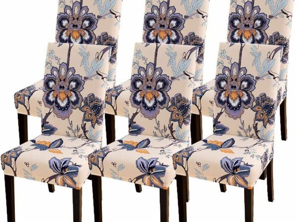 Chair Covers for Dining Room,Elastic Stretch Modern Chair Cover Spandex Fabric Washable Removable Seats Slipcovers,for Kitchen,Dining Room,Wedding Decor,Hotel,Restaurant
