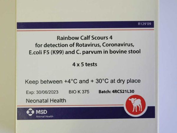 Calf Scour Test Kit (Bio-X)(5 tests per box)