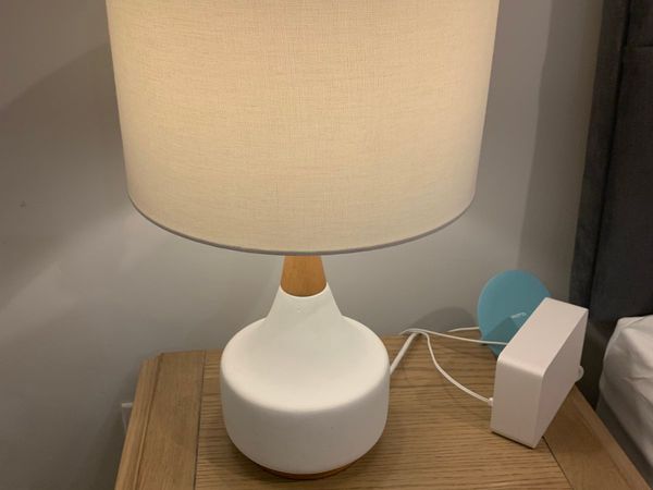 Pair bedside table lamps
