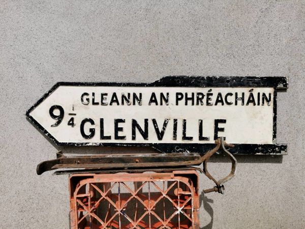 60s road sign