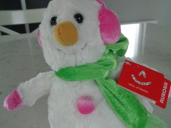 "Aurera" Soft Bodied Snowman for Sale