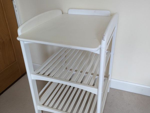 FREE baby changing table - white wood