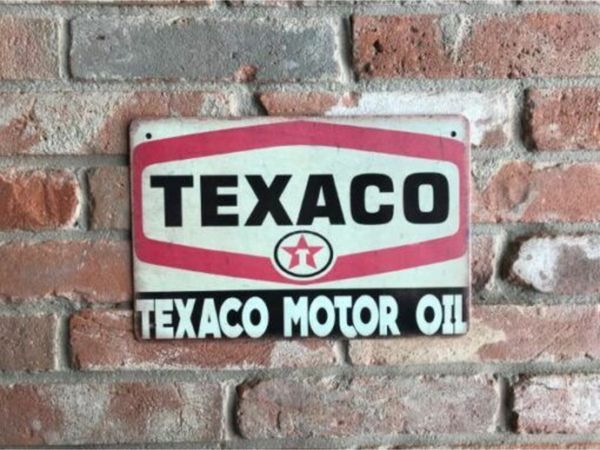 Texaco Motor Oil – Metal – Small