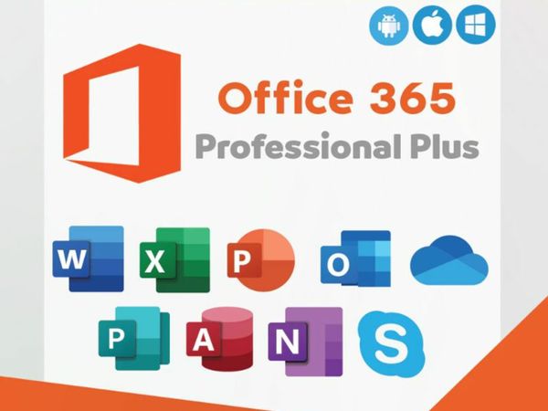 Microsoft Office 365 - Subscription for 5 Pcs - Lifetime