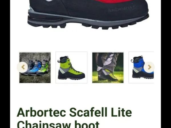 Arbortec scafell lite chainsaw boots