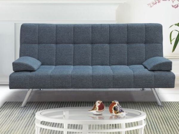 Brand new Lisburn grey.fabrec.sofa bed reduced