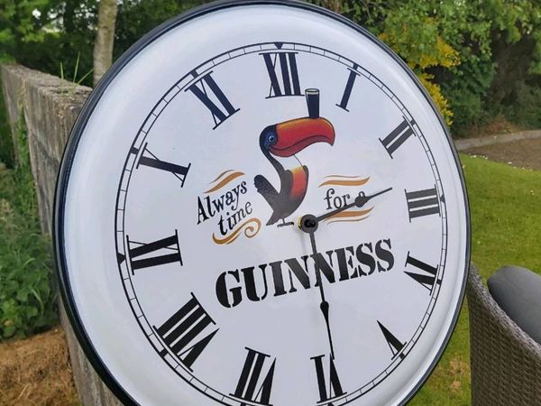 Large  Guinness  clock