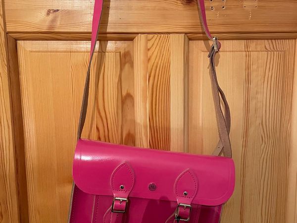 The Cambridge satchel company real leather pink