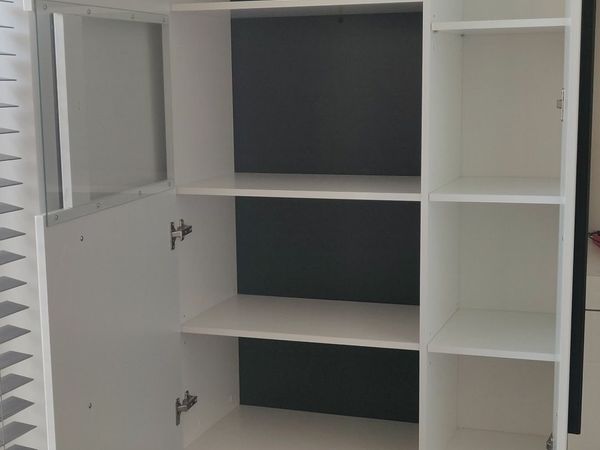 Storage Cabinets - 3 in total - White Glossy