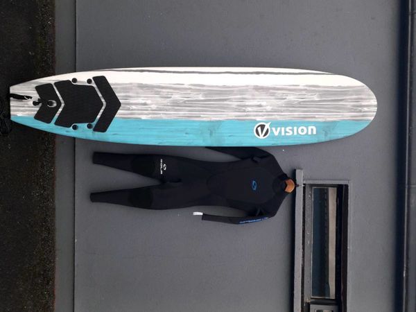 SAVE €30,  8ft surfboard, never used, inc tailpad