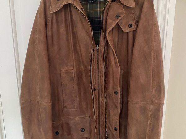 Barbour leather jacket XXL