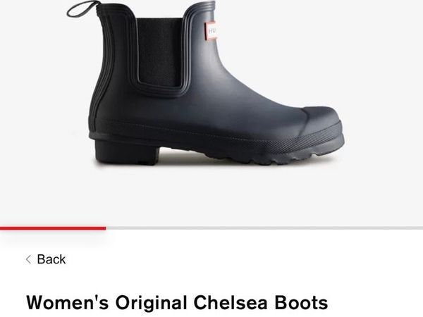 Hunter ankle Chelsea rain boots UK 4 EU37