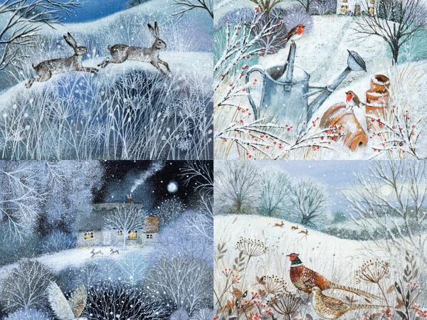 Museums & Galleries - Charity Christmas Cards (XETC221) - Pack of 20, Deep Midwinter model