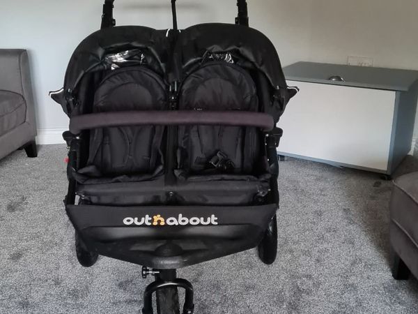 Out and about double buggy