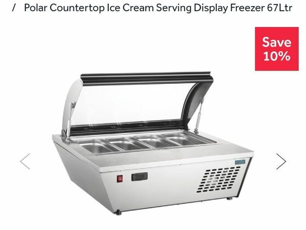 Countertop Ice Cream Display Freezer
