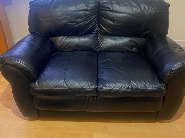 Leather Couches Table and Chairs