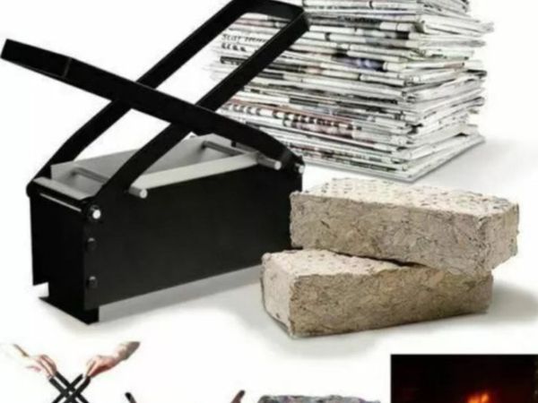 NEW Paper Fire Log Briquette Maker Recycle Tool