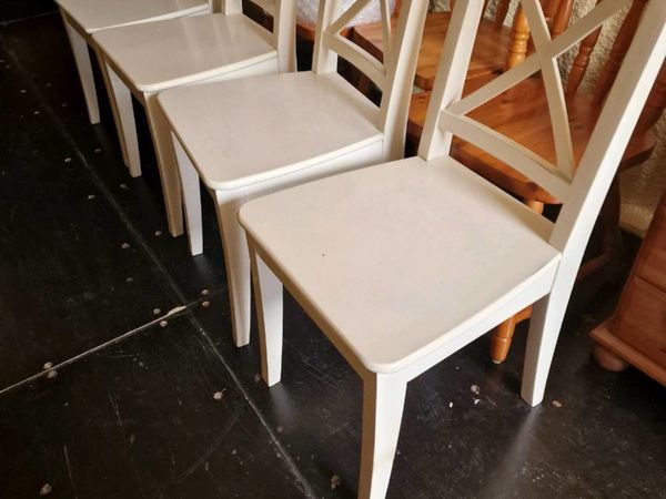 5 white chair
