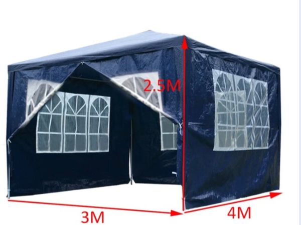 3x4metre Marquee Gazebo with Waterproof Sidewalls