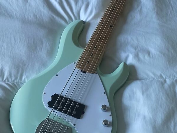 Sterling MM SUB Sting Ray5 Mint Green Bass Guitar