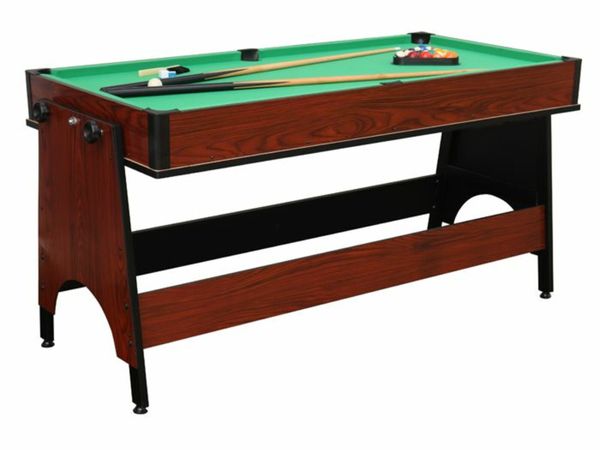 Air Hockey & Pool Table in Mahogany - FREE NATIONWIDE DELIVERY