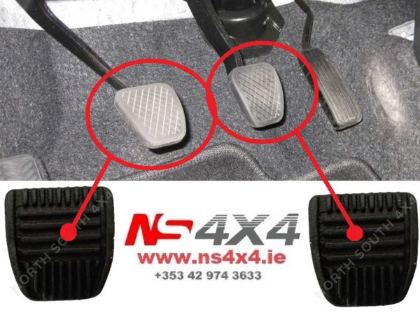 Replacement Pedal Rubbers for Clutch and Brake