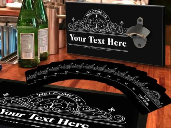 Personalised Home Bar Pack•Your Name on Everything
