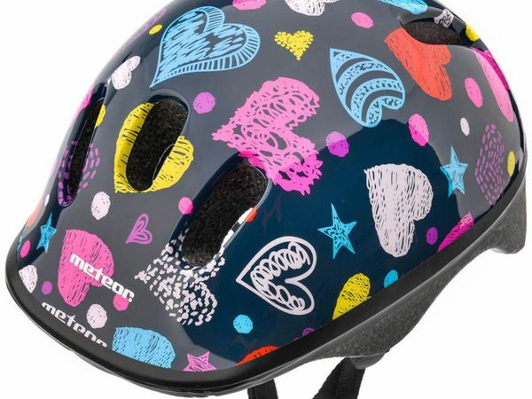 Bicycle helmet Meteor Hearts
