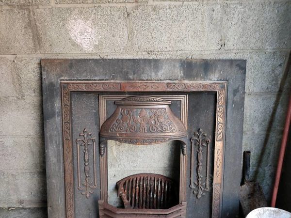 Iron surround for fire place