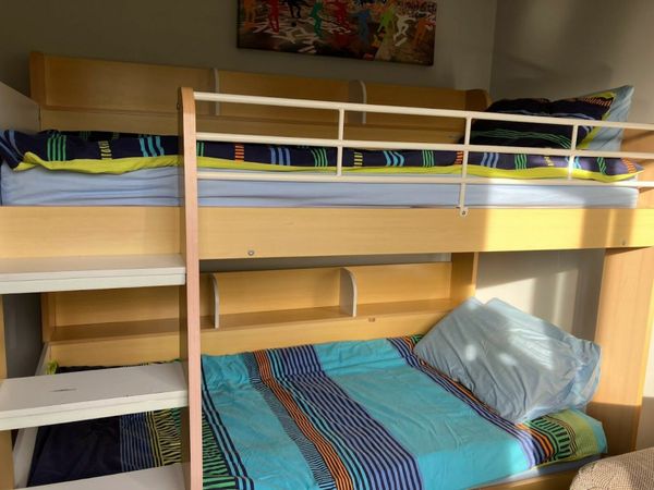 Bunk Beds with storage shelf