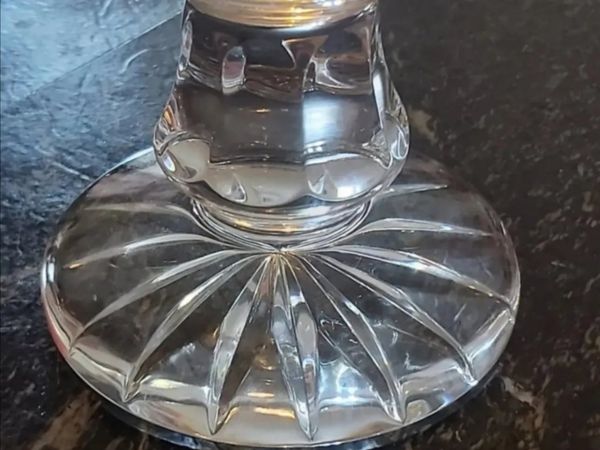 Heavy Waterford candle holder