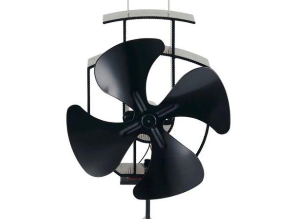Heat Powered Stove Top Fan for Fireplace, NEW