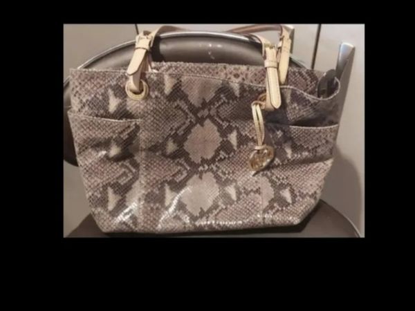Genuine Michael Kors Snakeskin handbag
