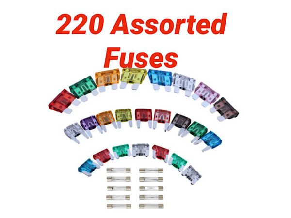 220pce Assortment of Fuses...Free Delivery
