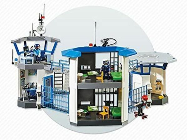 Playmobil City Action 6919 Police Station with Prison and fingerprint capture, for Children Ages 4+
