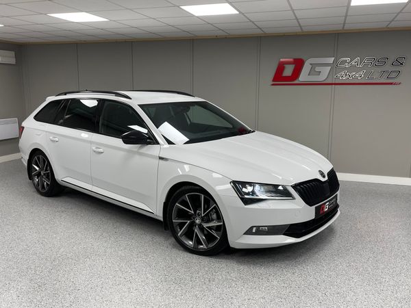 Skoda Superb Estate, Diesel, 2017, White