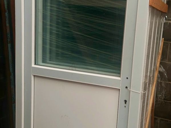 New half Glass Pvc Door