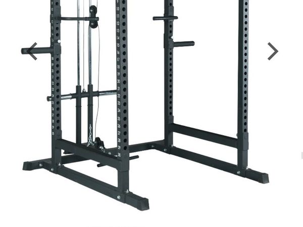 Power rack/pully system & adjustable bench