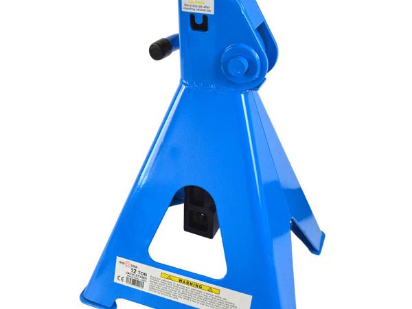 Pair Of Sturdy 3 Ton Jack Stands For Safe Vehicle Lifting And Maintenance Heavy Duty Axle Stands For Enhanced Stability And Support