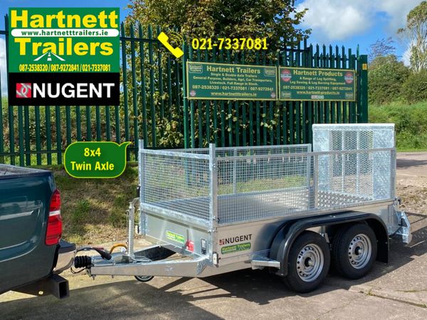 New Nugent 8x4 Twin Axle Trailers for Sale
