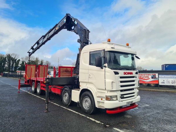 2007 SCANIA R380 8X4 SLEEPERCAB WITH NEW 26FT BODY