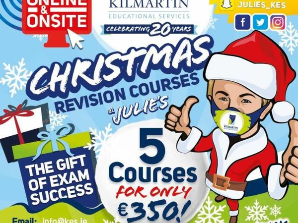 Christmas Revision  Courses
